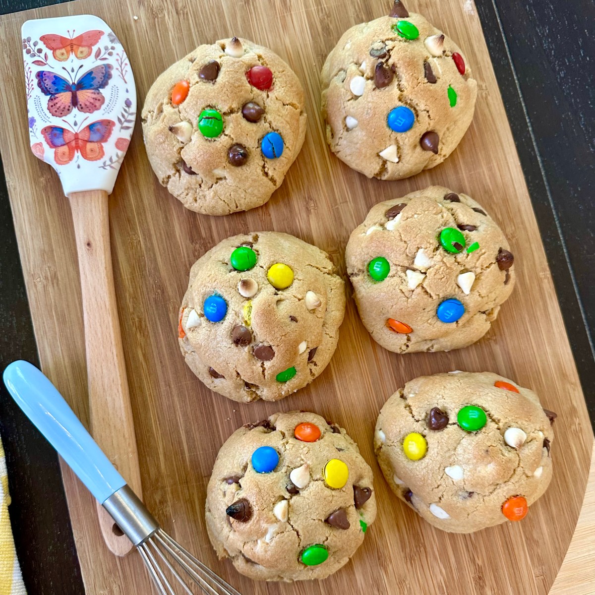 Giant Monster Cookies (With Fresh Milled&nbsp;Flour)